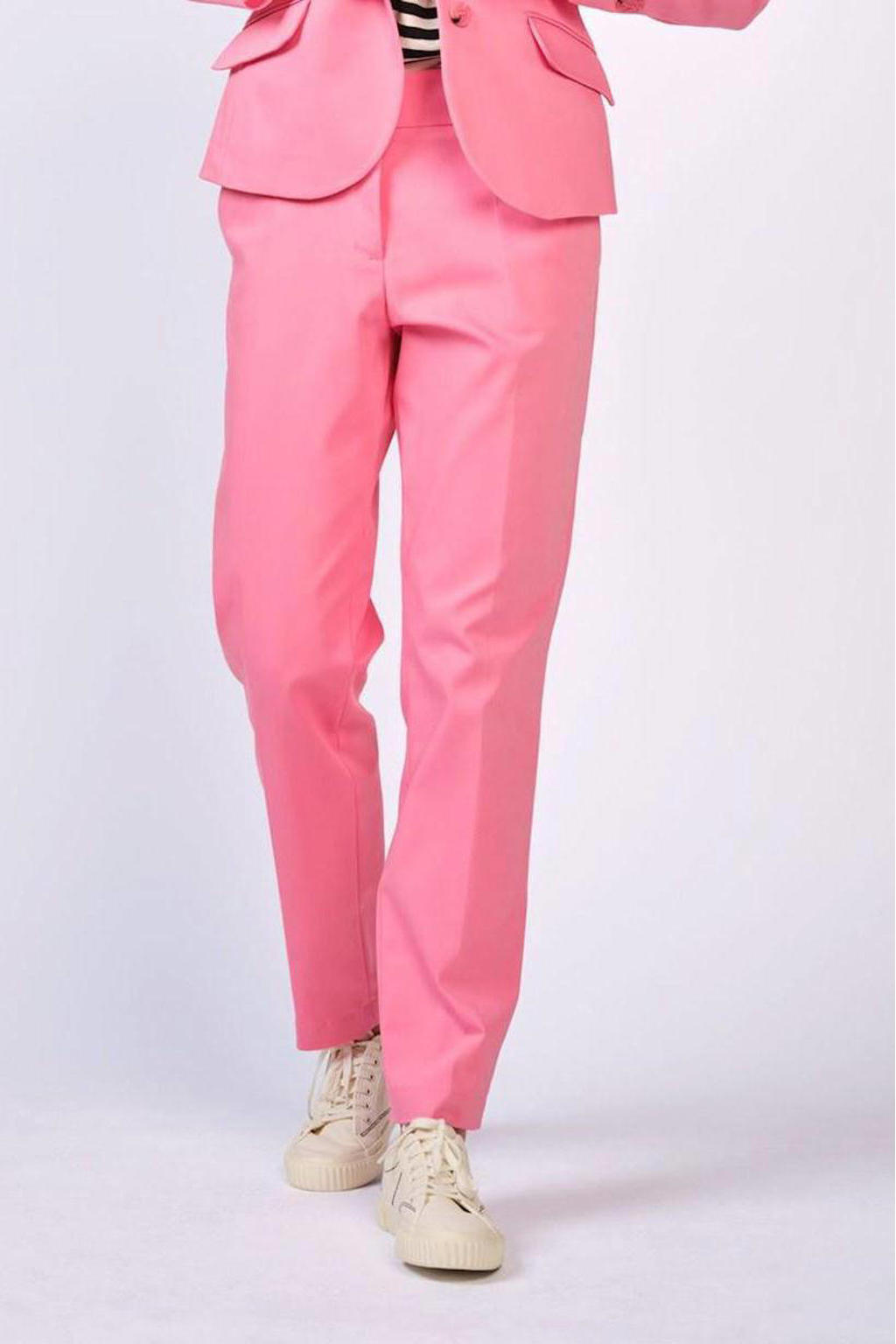 Summum Woman straight fit pantalon roze