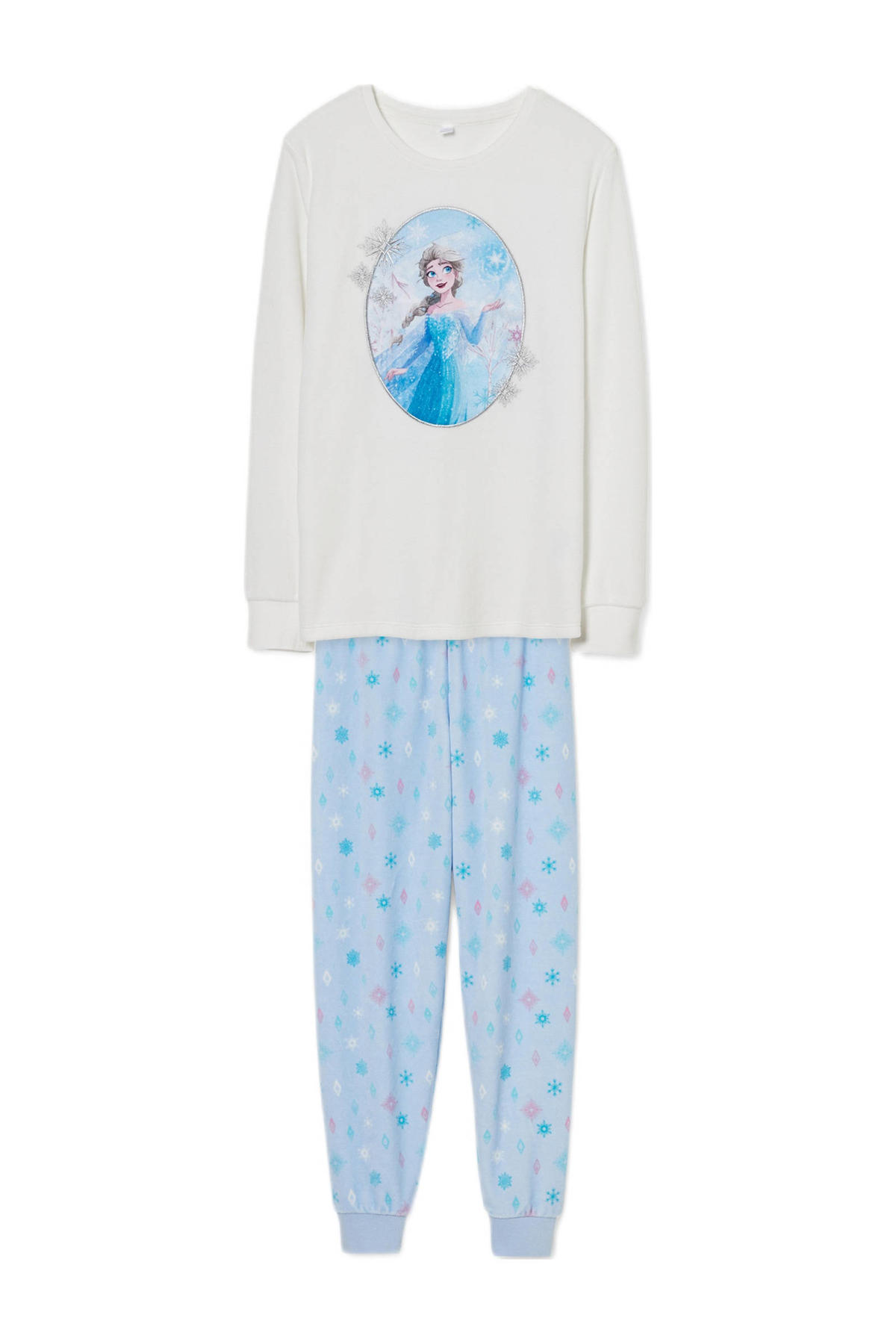 Integraal Afwijken vieren C&A Disney Frozen pyjama met printopdruk wit | wehkamp