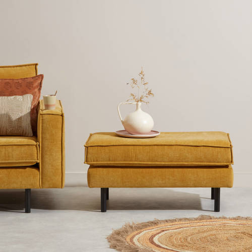 NOUS Living hocker Lexington - Geel