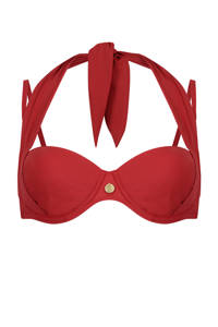 TC WOW strapless beugel bikinitop rood