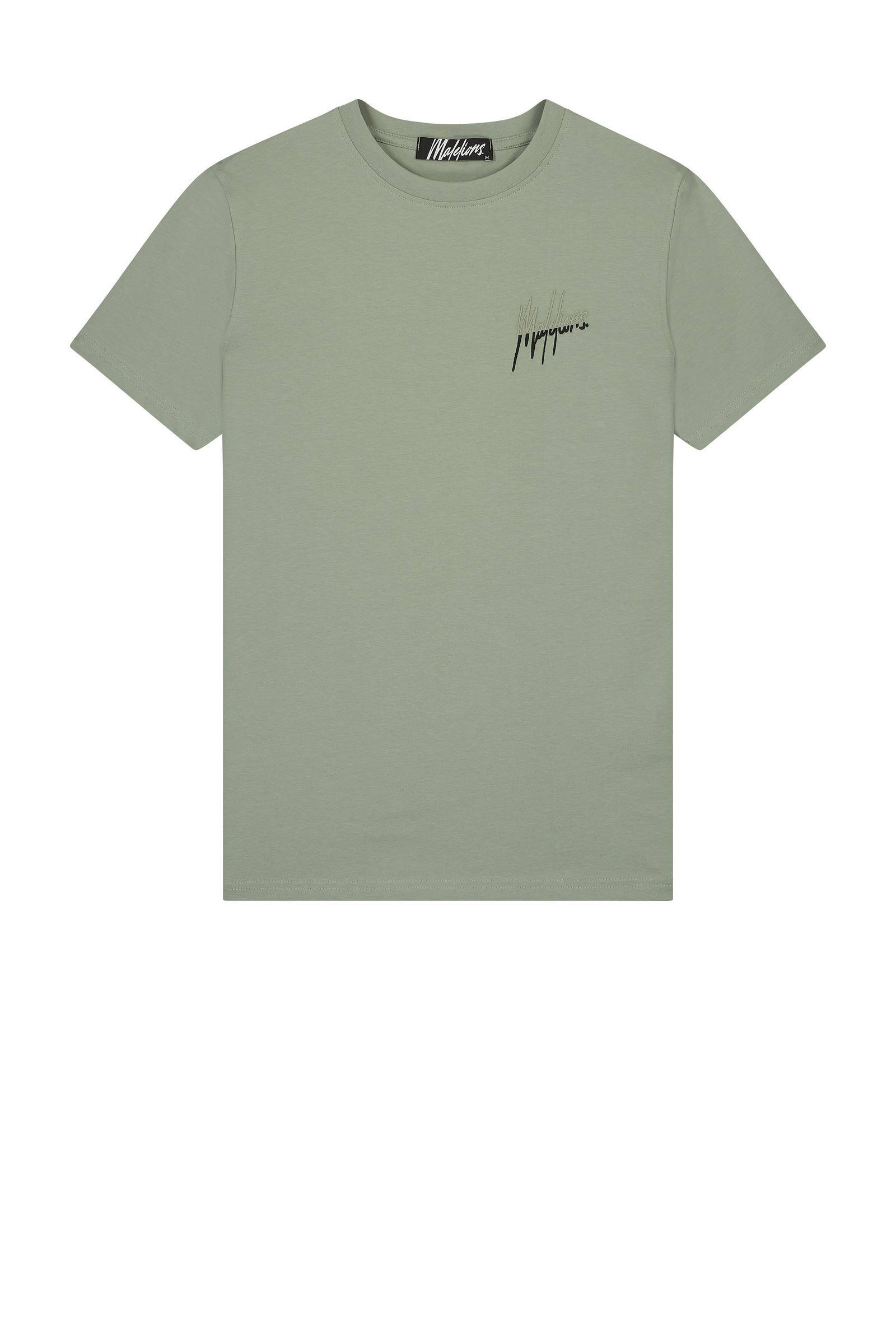 T-shirt Split sage green/black | wehkamp