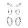 KARMA Jewelry sterling zilveren oorbellen Teddy (set van 3)