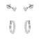 KARMA Jewelry sterling zilveren oorbellen Let's Rock (set van 2)