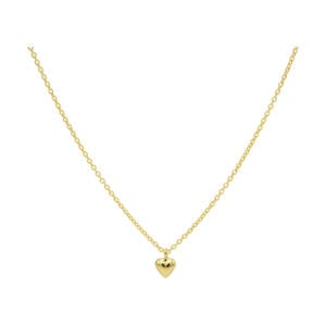 gold plated ketting Loving Heart