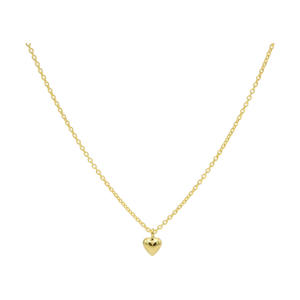 gold plated ketting Loving Heart