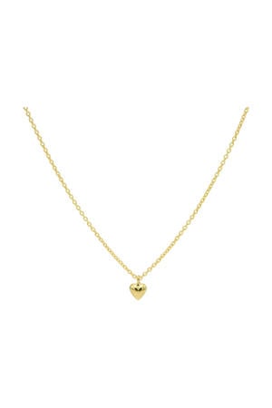 gold plated ketting Loving Heart