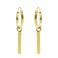 KARMA Jewelry gold plated oorbellen Tube