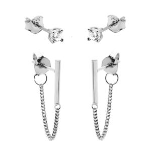 sterling zilveren oorbellen Perfectly Plain