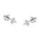 KARMA Jewelry sterling zilveren oorbellen Triple Flower