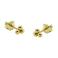 KARMA Jewelry gold plated oorbellen Triple Dots