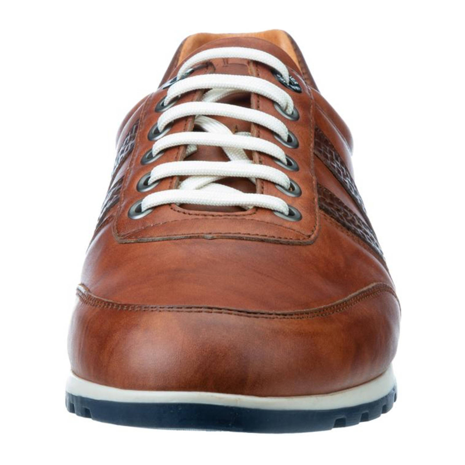 Van Lier Anzano nubuck sneakers cognac | wehkamp