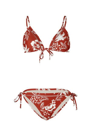 triangel bikini Maringa rood/wit