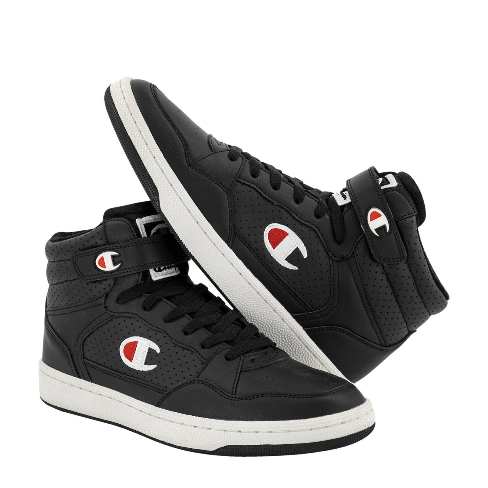 Champion Palm Lake Men Mid hoge sneakers zwart | wehkamp