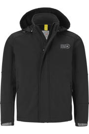 thumbnail: Jan Vanderstorm softshell jas Plus Size MENNE zwart