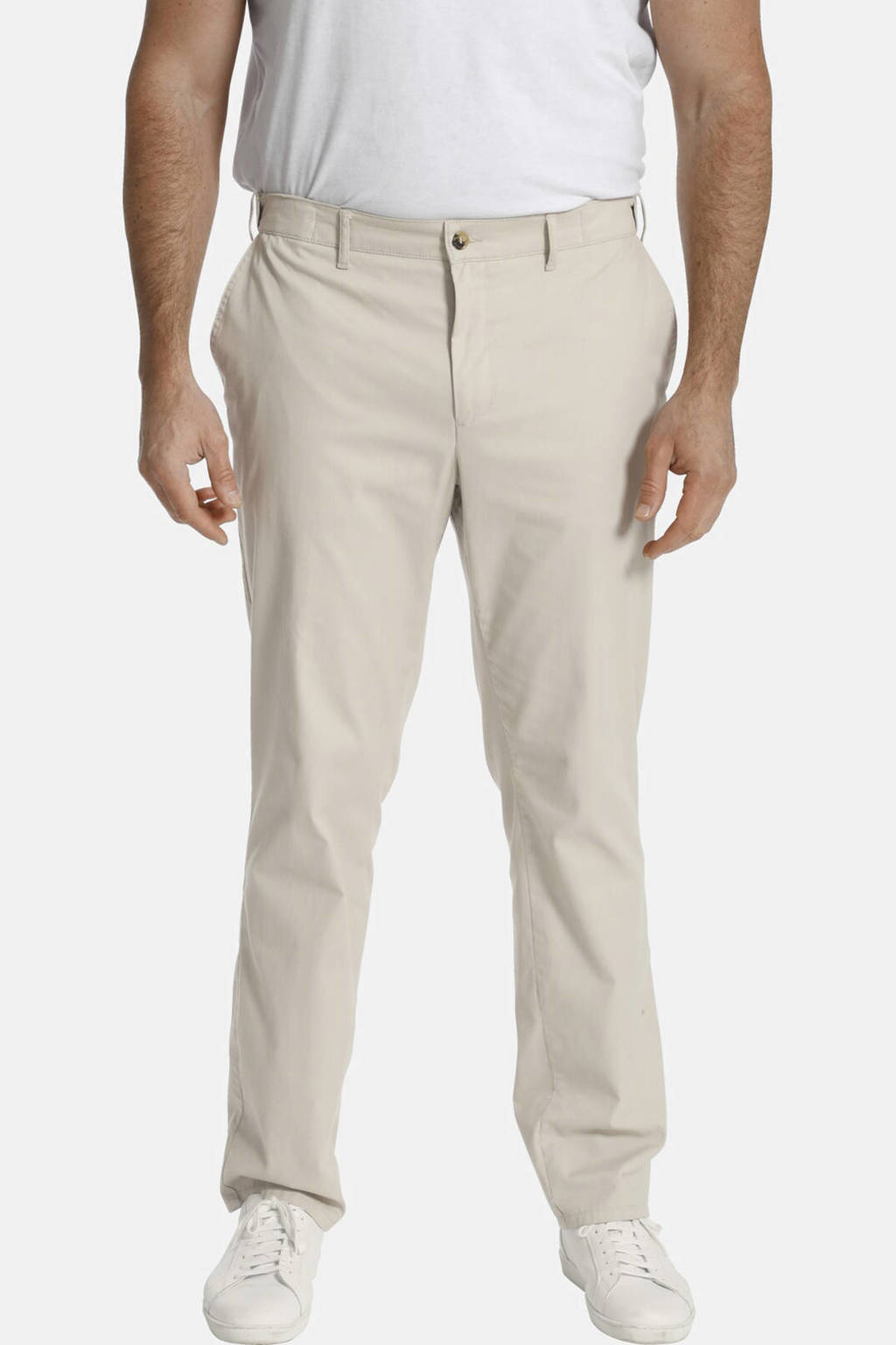 Charles Colby loose fit chino Baron Dunwin beige, Beige