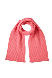 Sarlini ribgebreide sjaal roze, Roze