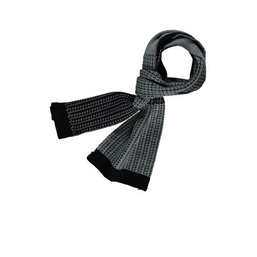 Sarlini sjaal zwart/grijs