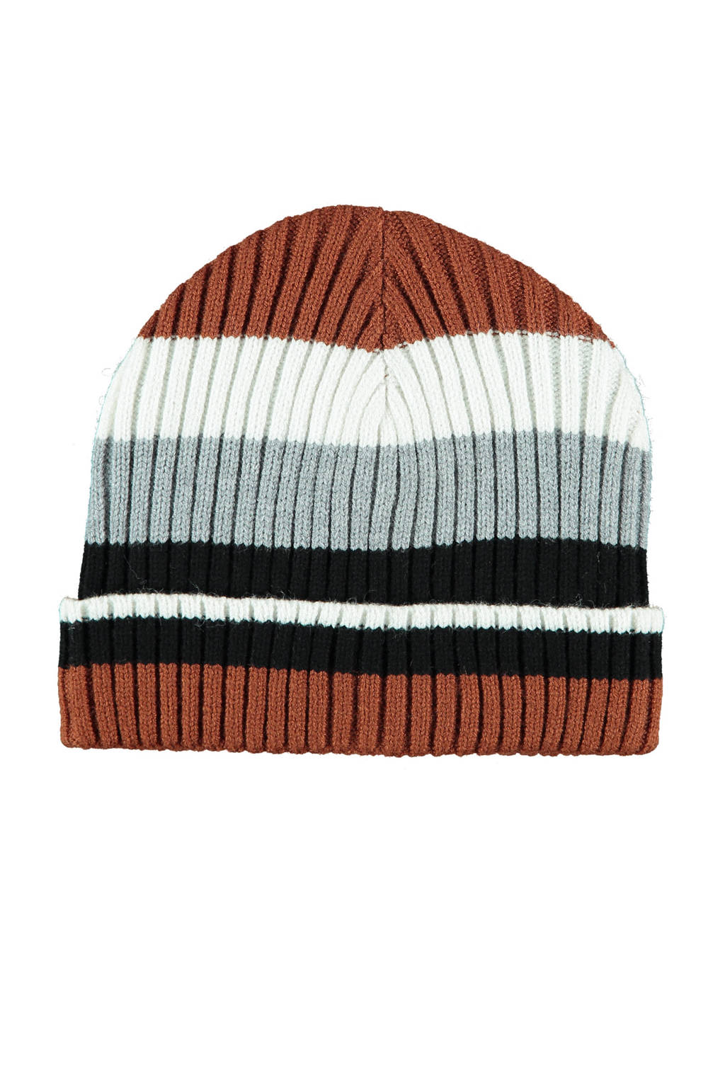 Sarlini mets met strepen multi, Grijs/camel/wit