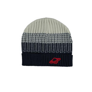 muts met strepen blauw