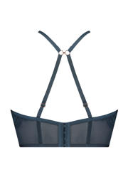 thumbnail: Hunkemöller longline push-up bh Margaret by Lucy Hale donkerblauw