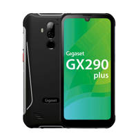 Gigaset GX290R Plus smartphone, Zwart, zilver