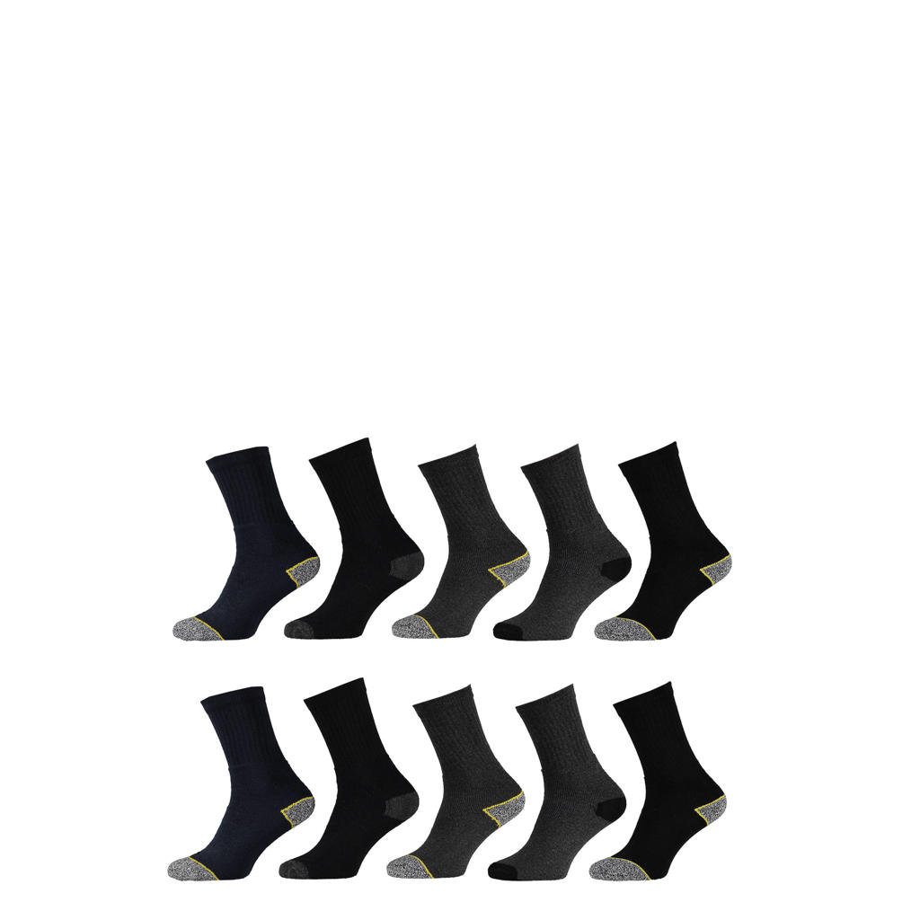 Apollo sokken - set van 10 zwart