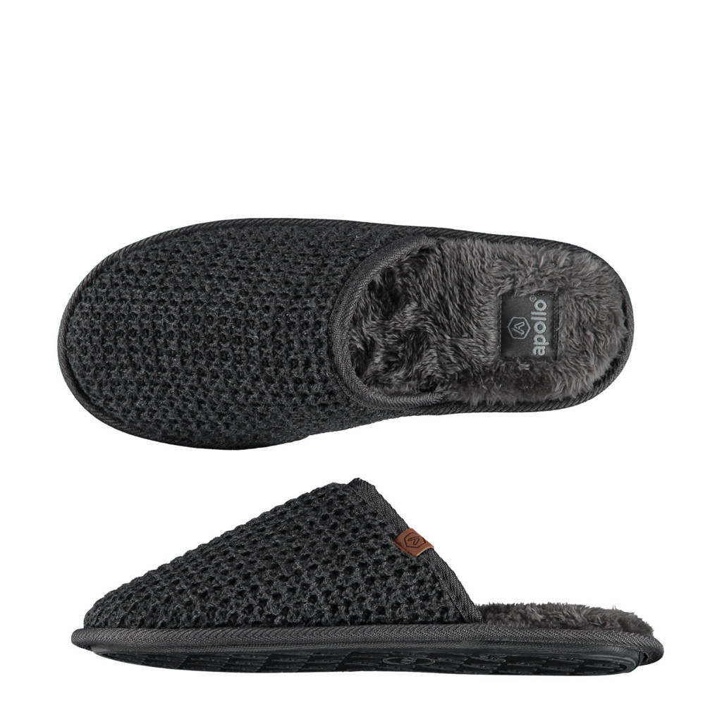 Apollo pantoffels grijs, Grijs