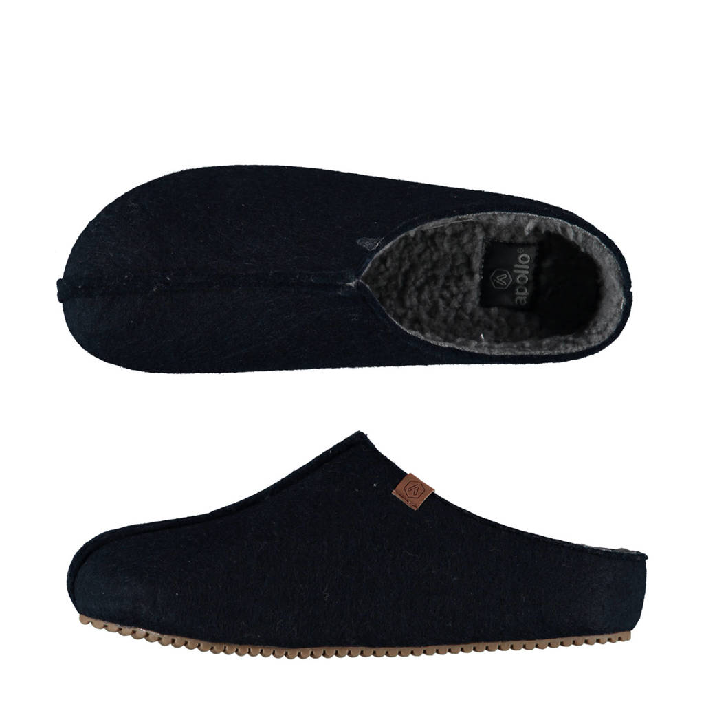 Apollo pantoffels donkerblauw, Donkerblauw