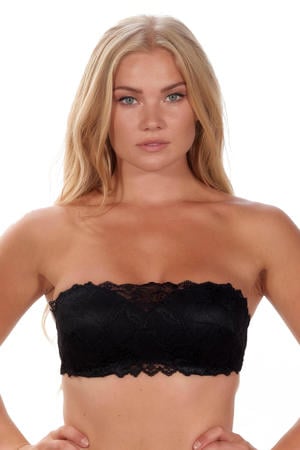 voorgevormde strapless beugelbh Anna zwart