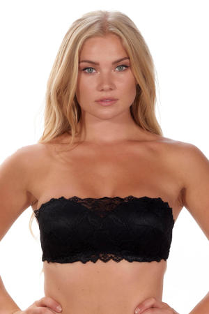 voorgevormde strapless beugelbh Anna zwart
