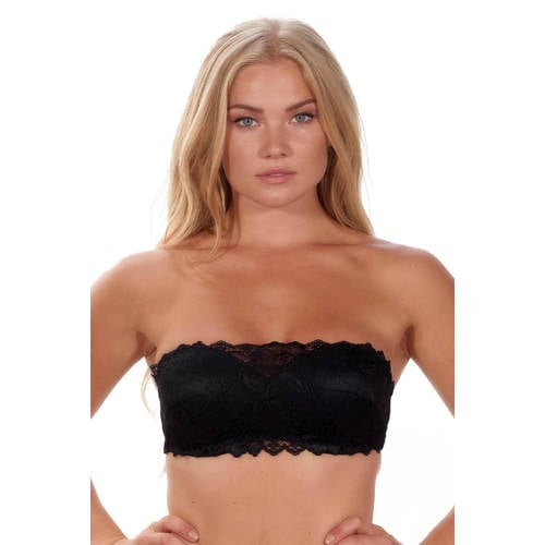 After Eden D-cup & up voorgevormde strapless beugelbh Anna zwart afbeelding