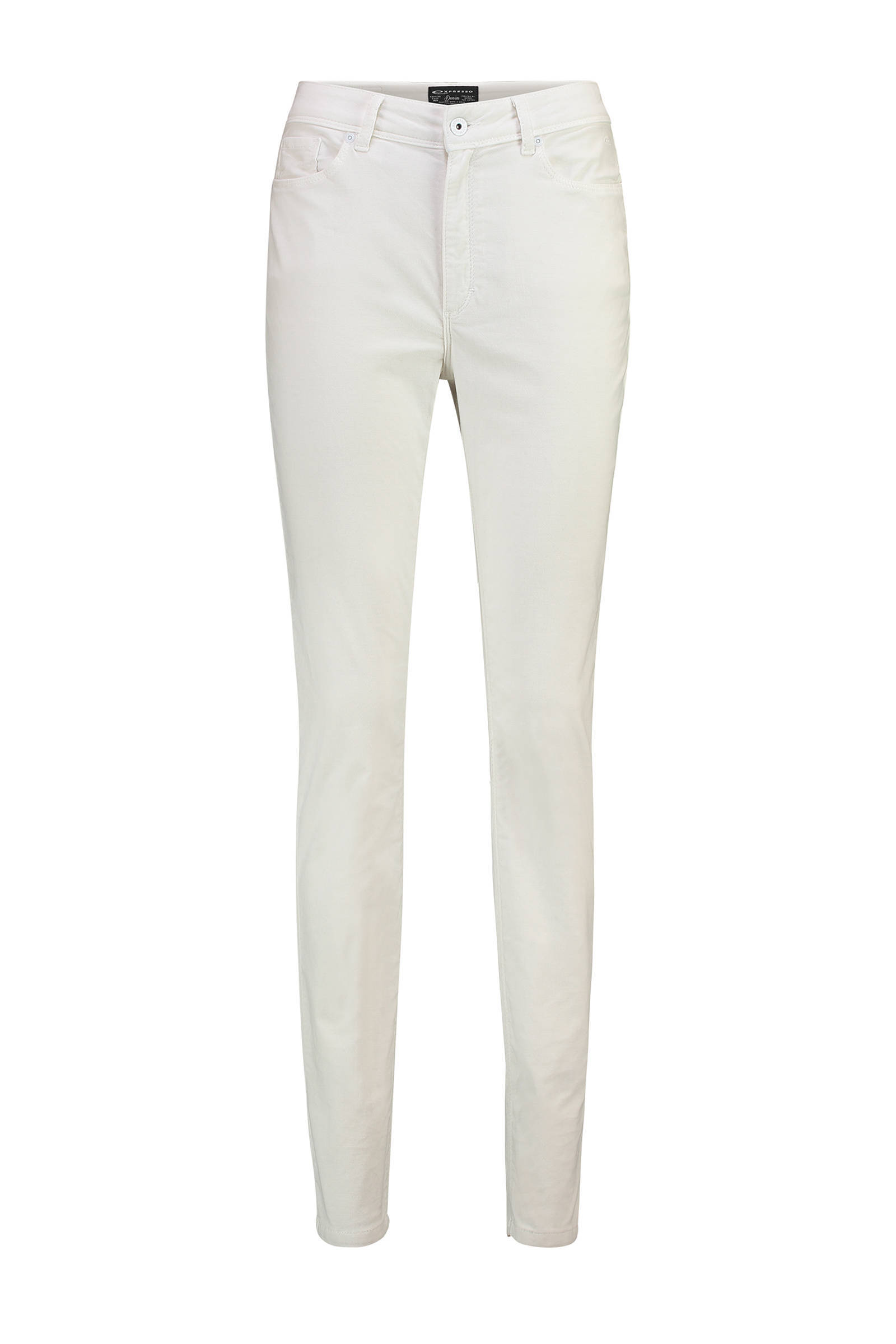Expresso slim fit broek ecru | wehkamp