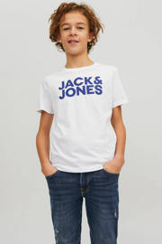 thumbnail: JACK & JONES JUNIOR T-shirt - set van 2 donkerblauw/wit
