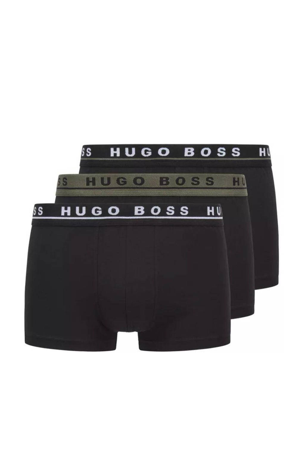 BOSS boxershort (set van 3), Zwart