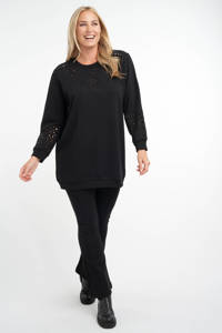 MS Mode sweater zwart, Zwart
