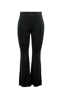 MS Mode flared legging zwart, Zwart