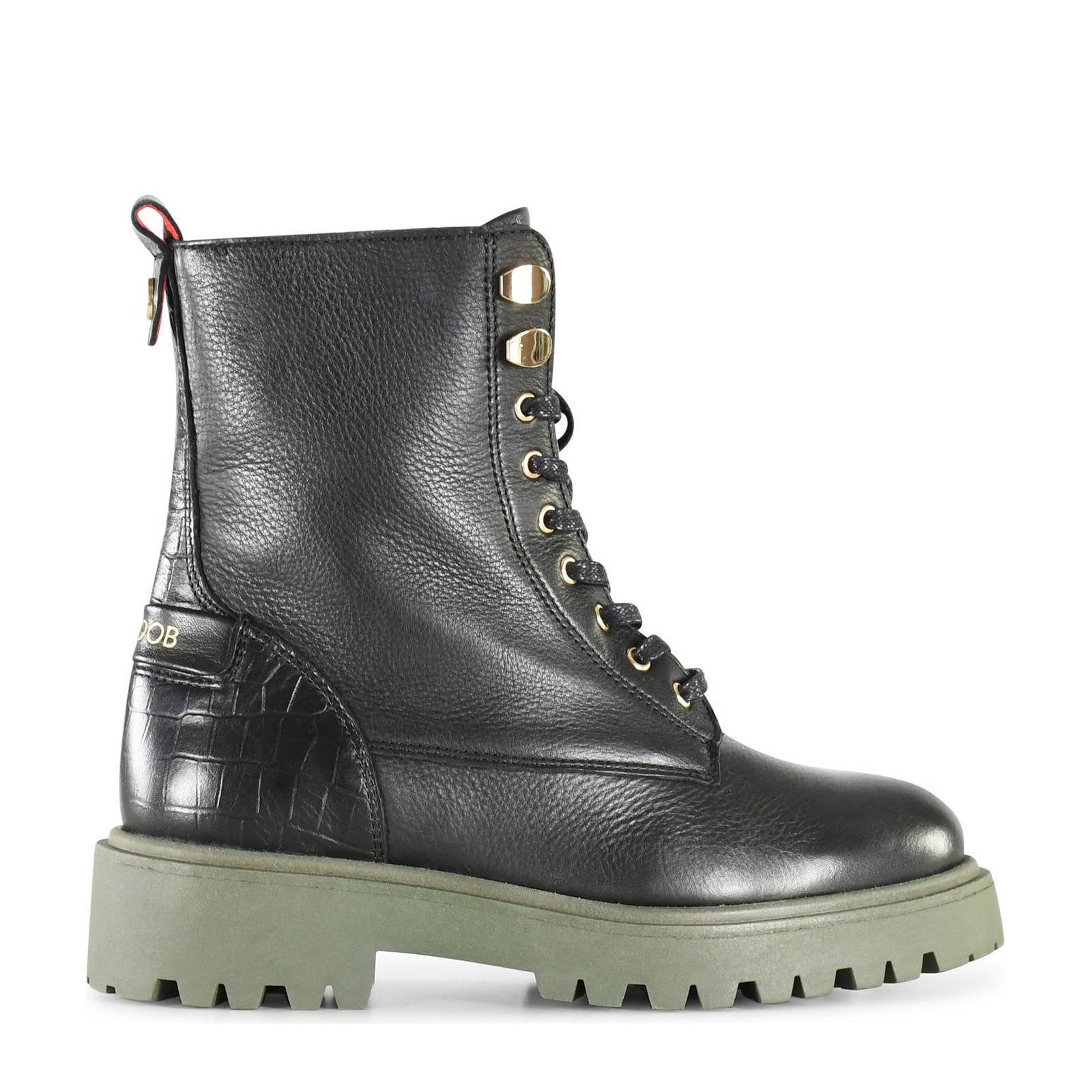 Zwarte DR MARTENS VEGAN JADON II MONO Veterboots | Omoda