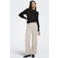JDY high waist wide leg broek JDYGEGGO beige