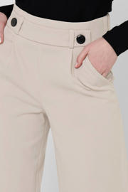 thumbnail: JDY high waist wide leg broek JDYGEGGO beige