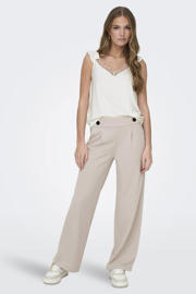 thumbnail: JDY high waist wide leg broek JDYGEGGO beige