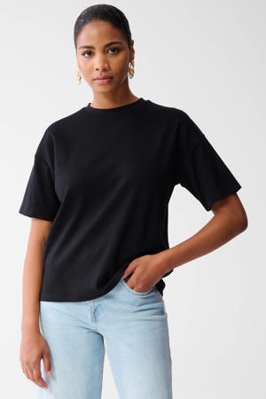 oversized T-shirt zwart