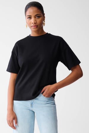 oversized T-shirt zwart