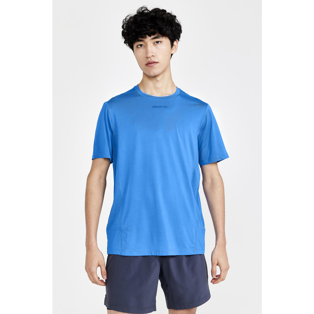 adidas sportshirt blauw