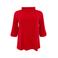YOEK top van travelstof DOLCE rood