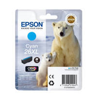 Epson 26XL inktcartridge (cyaan), Cyaan