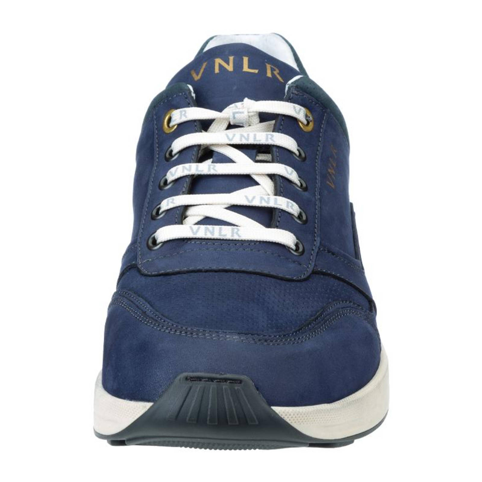 Van Lier Ferro nubuck sneakers blauw | wehkamp