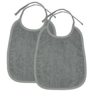 basic badstof slab - grijs (set van 2)