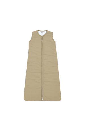 gevoerde baby slaapzak uni taupe