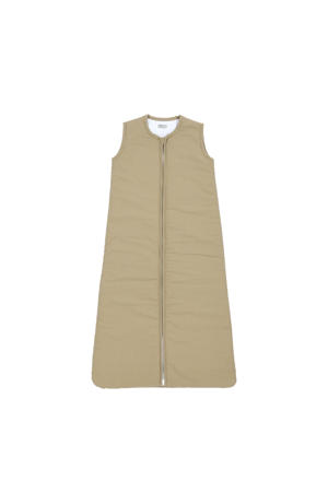 gevoerde baby slaapzak uni taupe