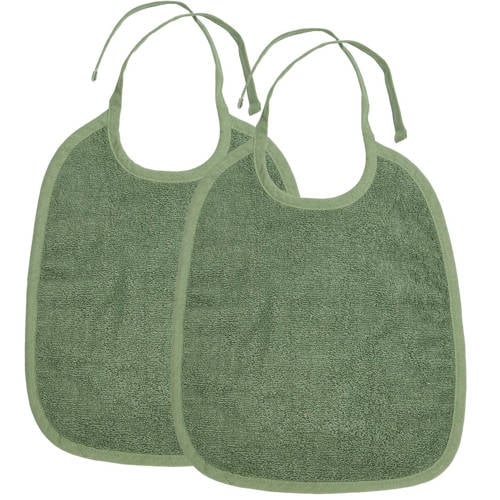 Meyco basic badstof slab - set van 2 forest green afbeelding